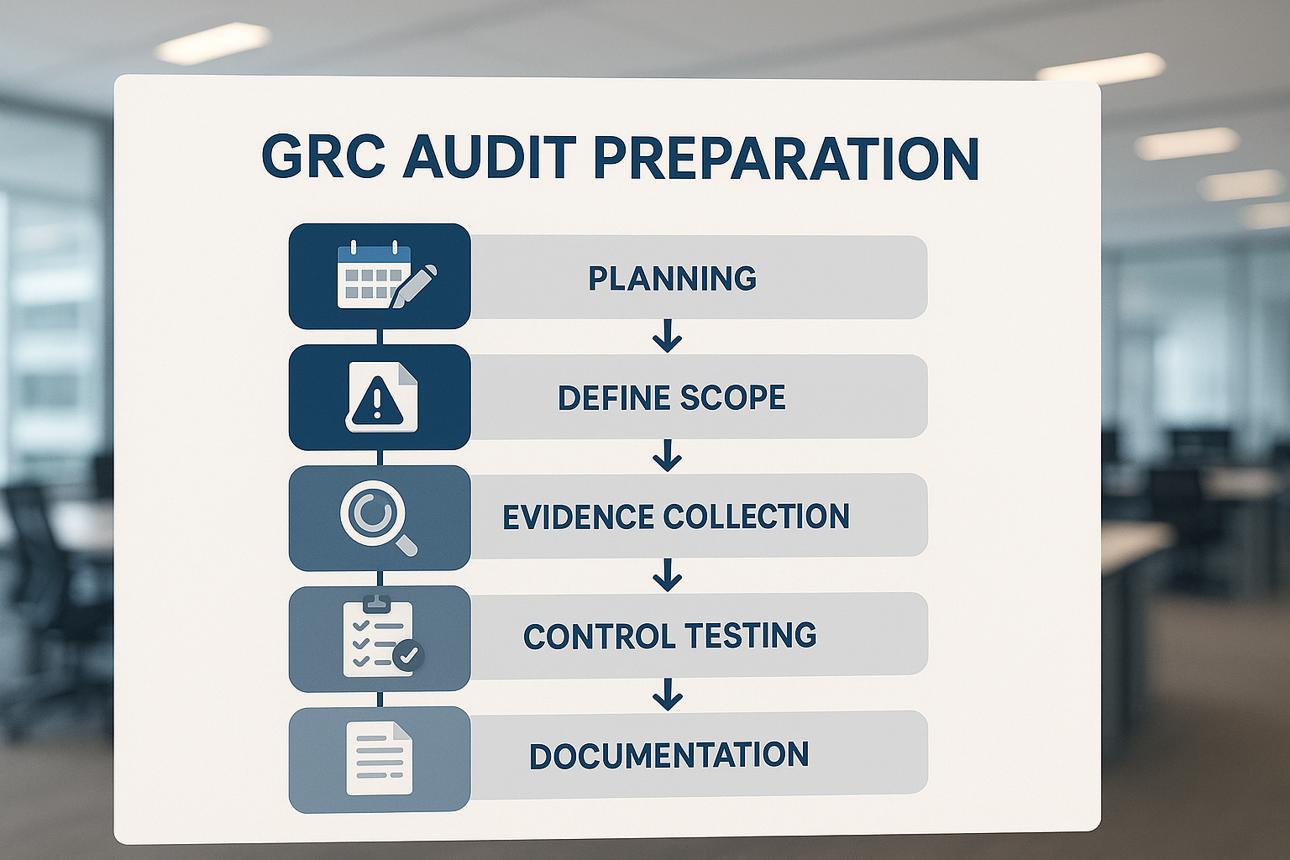 Compliance vs pre-audit preparation illustration